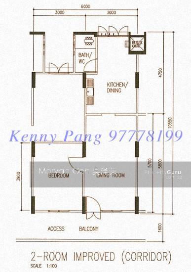 Blk 314 Ang Mo Kio Avenue 3 (Ang Mo Kio), HDB 2 Rooms #138416042